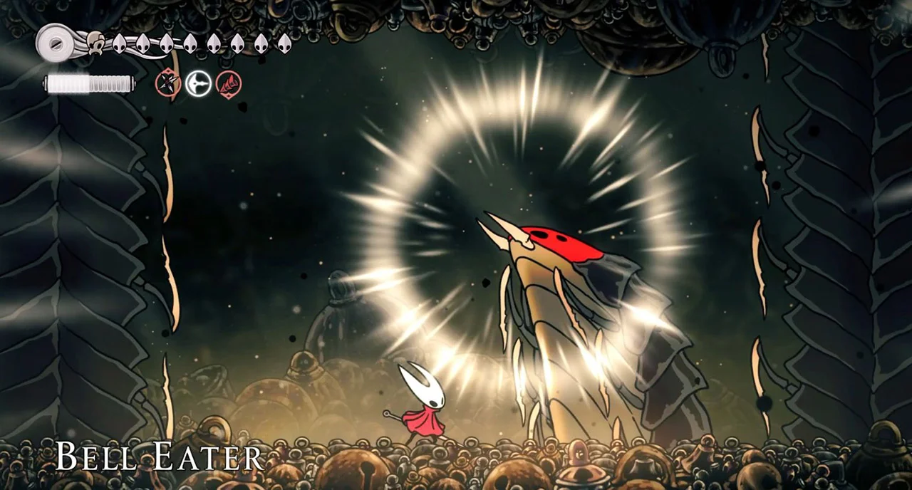 Пожиратель колоколов в Hollow Knight Silksong