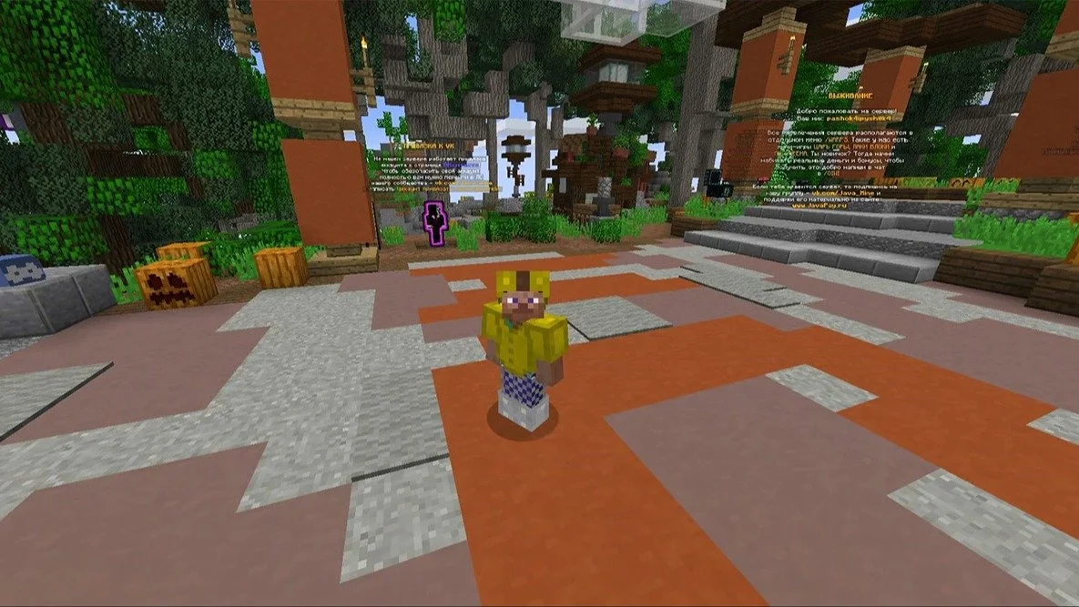 Как зарегистрироваться на сервере в Minecraft