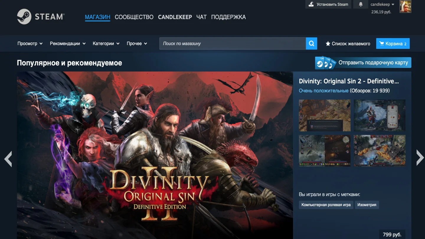 Источник: Respawn.media / Divinity: Original Sin II в Steam