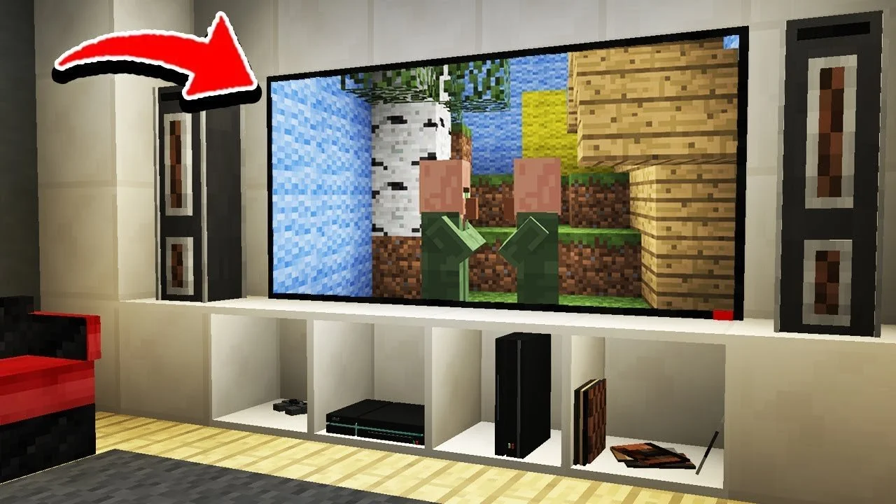 Источник: youtube.com / Телевизор в Minecraft