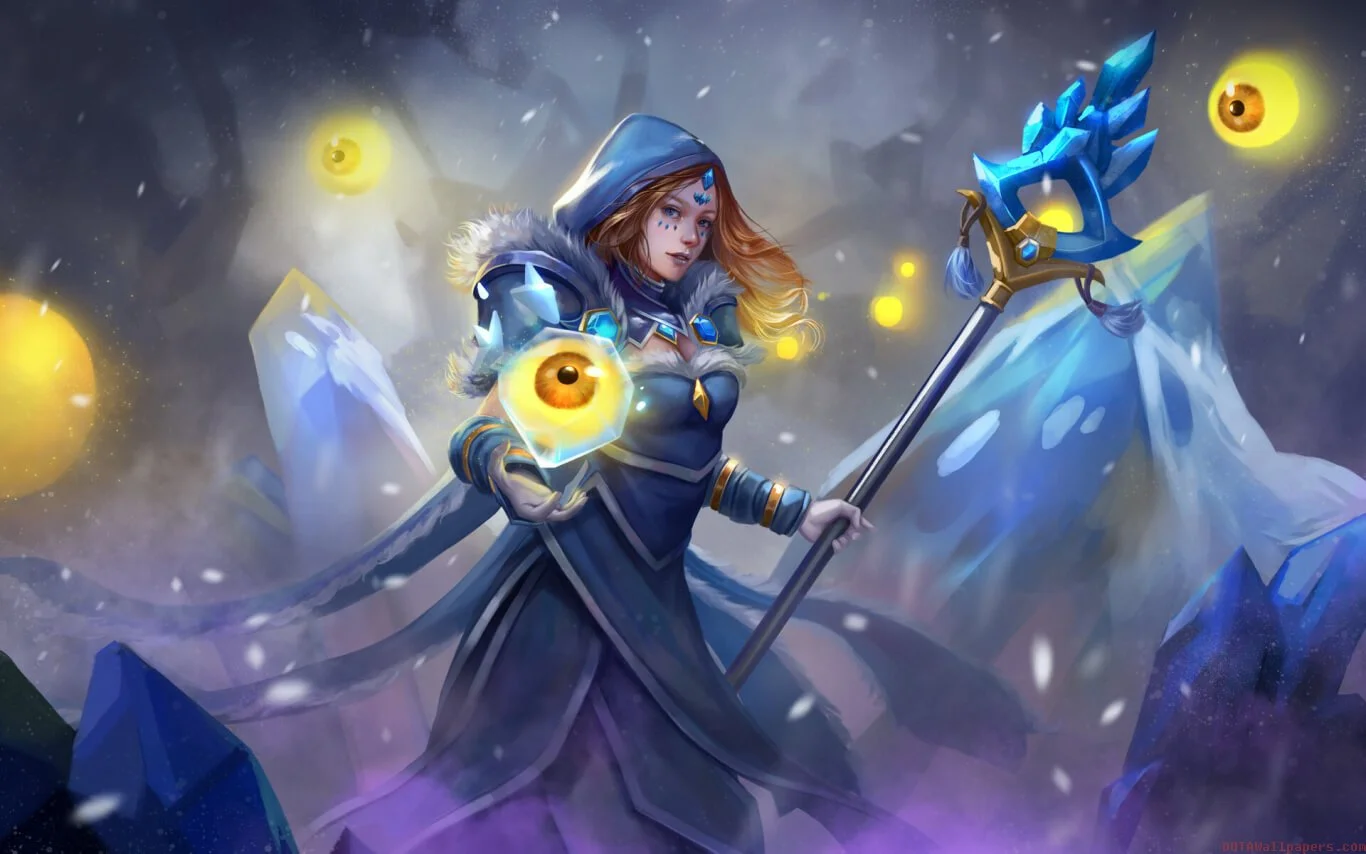 Источник: dotawallpapers.com / Crystal Maiden