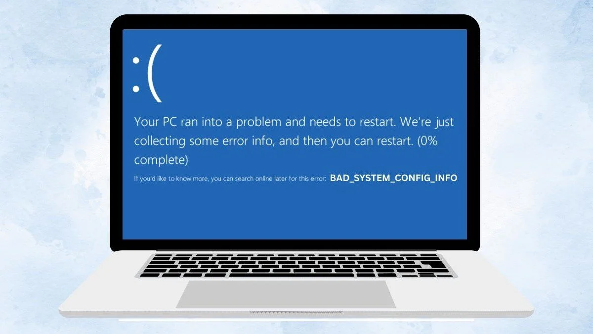 Ошибка BAD SYSTEM CONFIG INFO в Windows — причины и решения