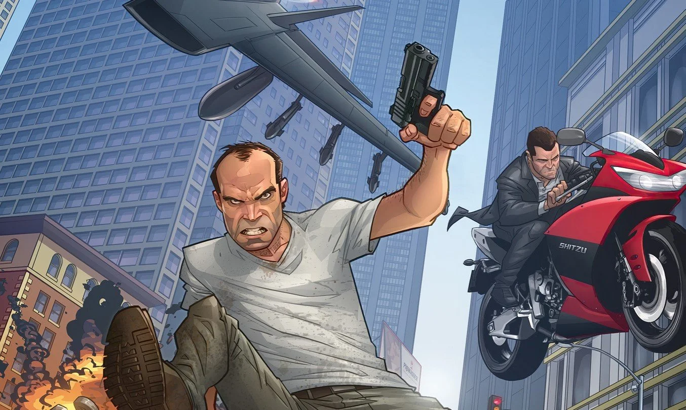 Как изменилась графика и геймплей за 8 лет: сравнение GTA 5 и The Matrix Awakens