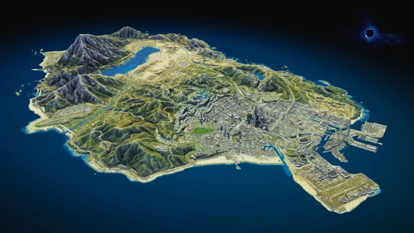 Карту GTA 5 сравнили со слитой картой GTA 6 — разница впечатляет