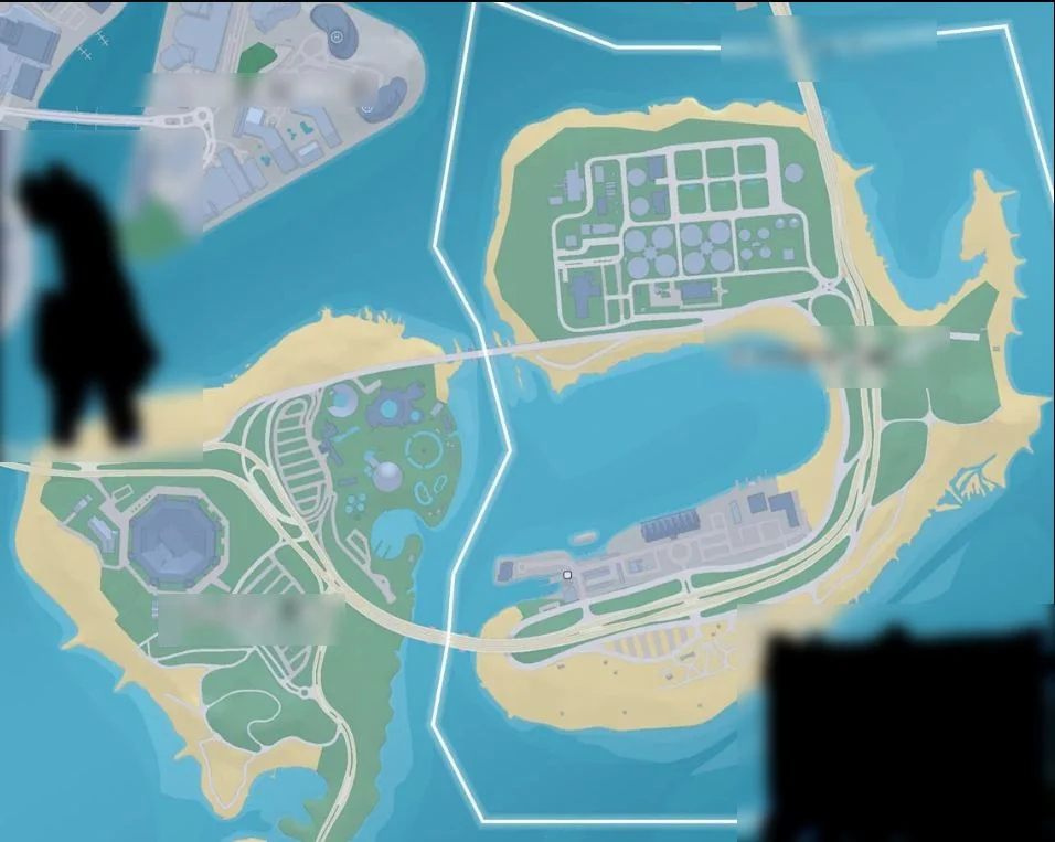 Возможная слитая карта GTA 6