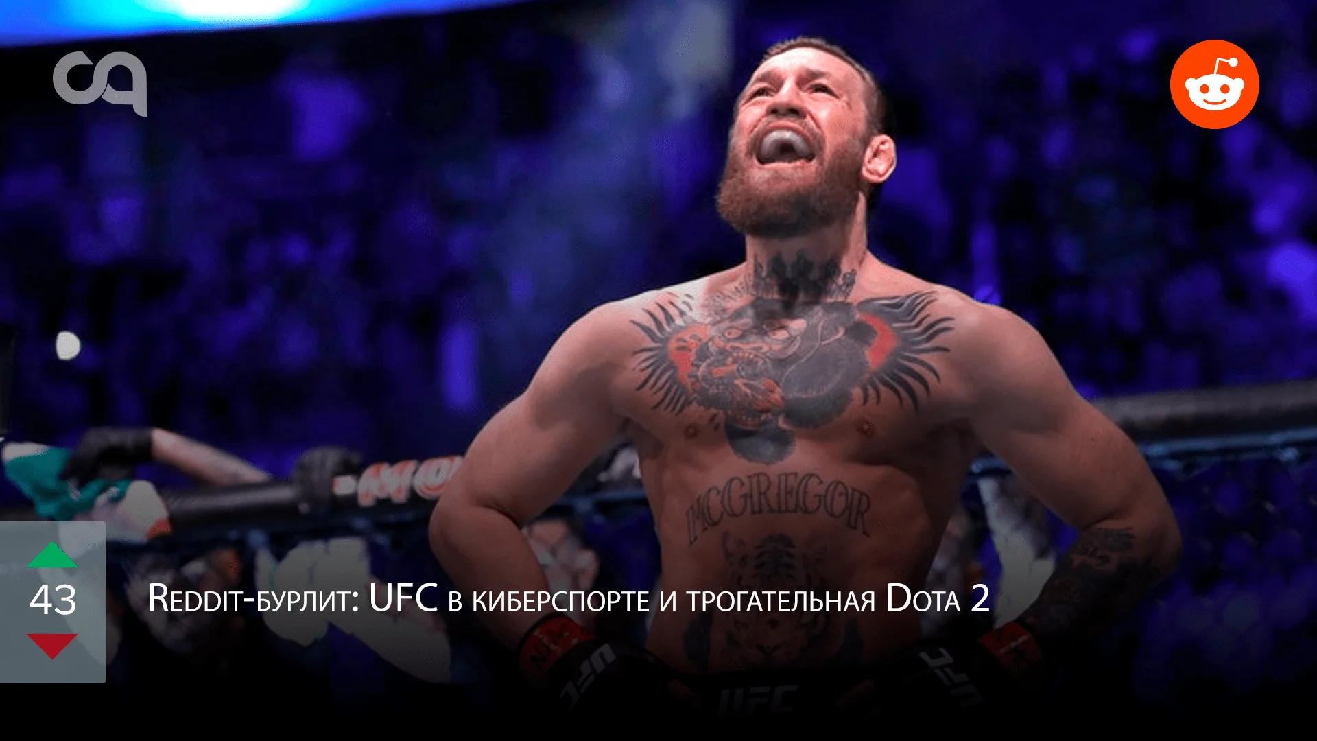 Reddit-бурлит: UFC в киберспорте и трогательная Dota 2