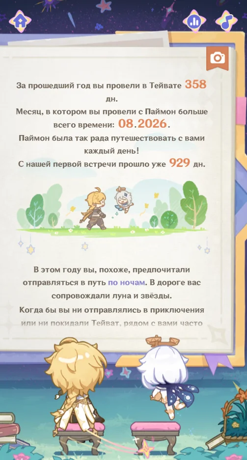 Статистика аккаунта