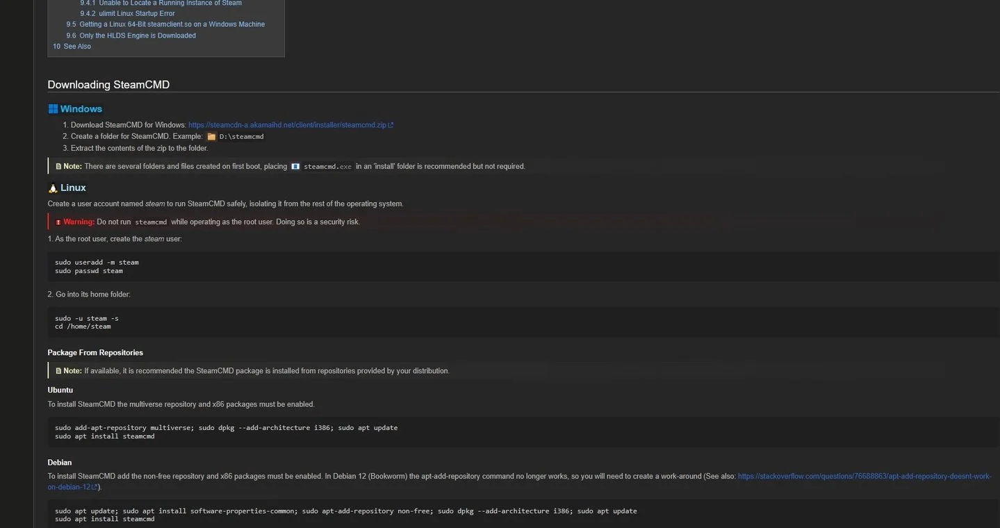 Источник: Respawn / Загрузка файла SteamCMD.exe