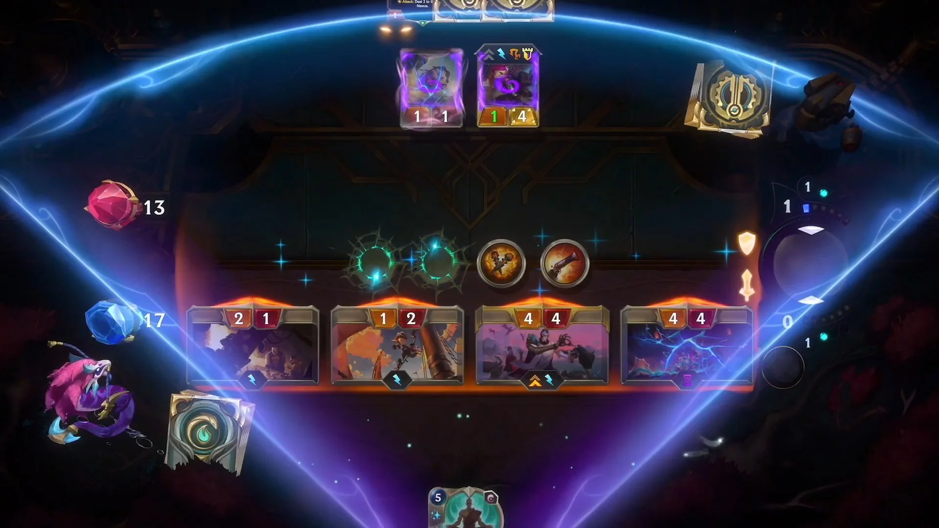 Скриншот respawn.media / Игровой процесс Legends of Runeterra