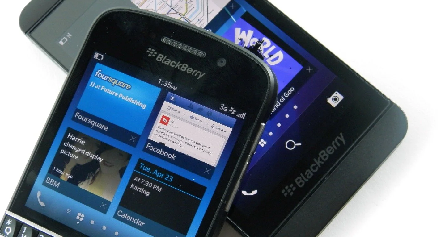 Источник: TechRadar / интерфейс BlackberyOS