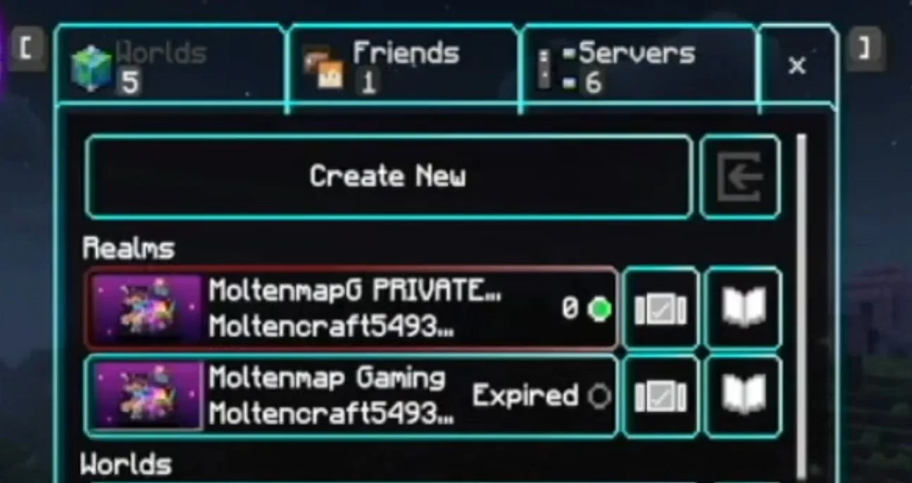 Источник: respawn.media / Список серверов Realms