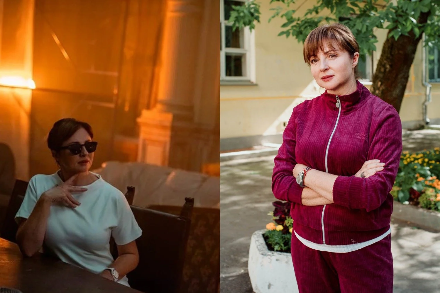 Банщикова в сериале (слева) и в жизни. Источники фото: «Метод 3» и MK