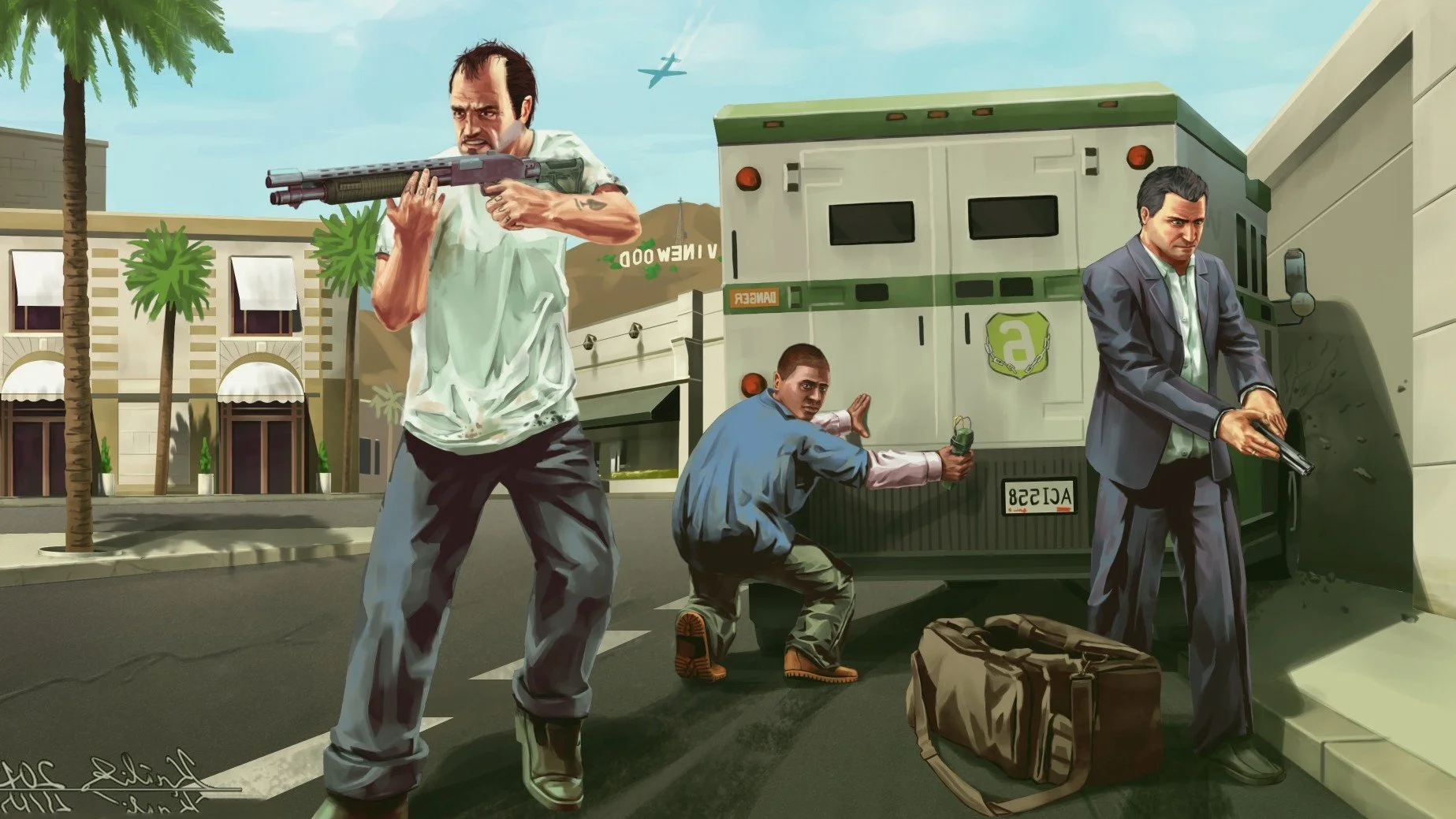 Главные герои GTA 5 должны были умереть иначе? Слили концовки бета-версии игры