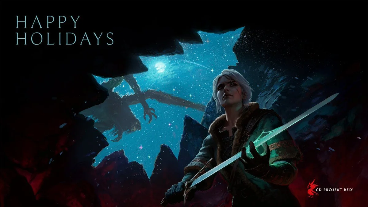 Источник: CD Projekt RED / Праздничный арт с Цири