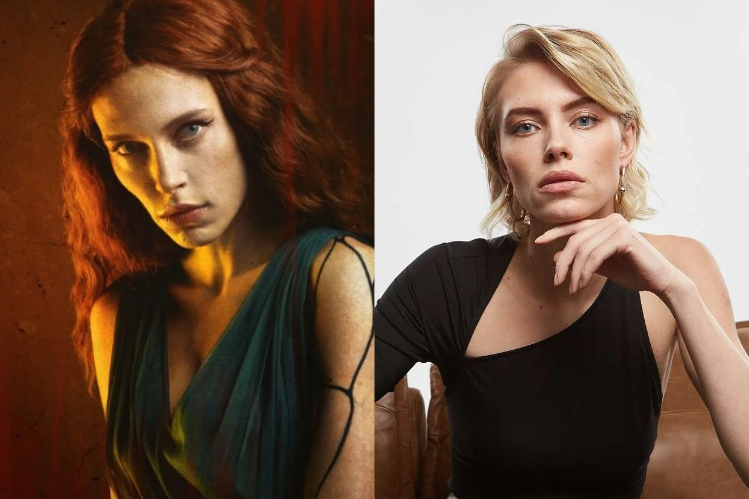 Самохина в сериале (слева) и в жизни. Источники фото: «Метод 3» и WomanHit.ru 