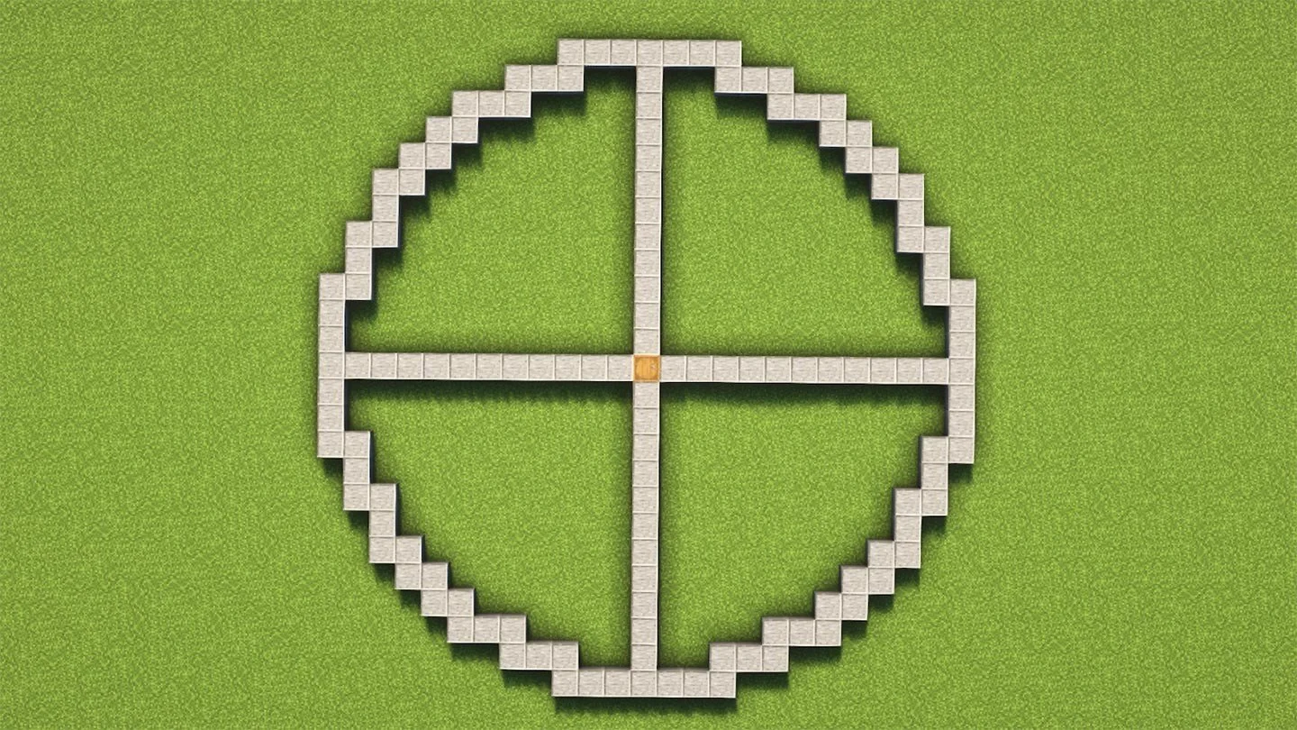 Круг и сфера в Minecraft