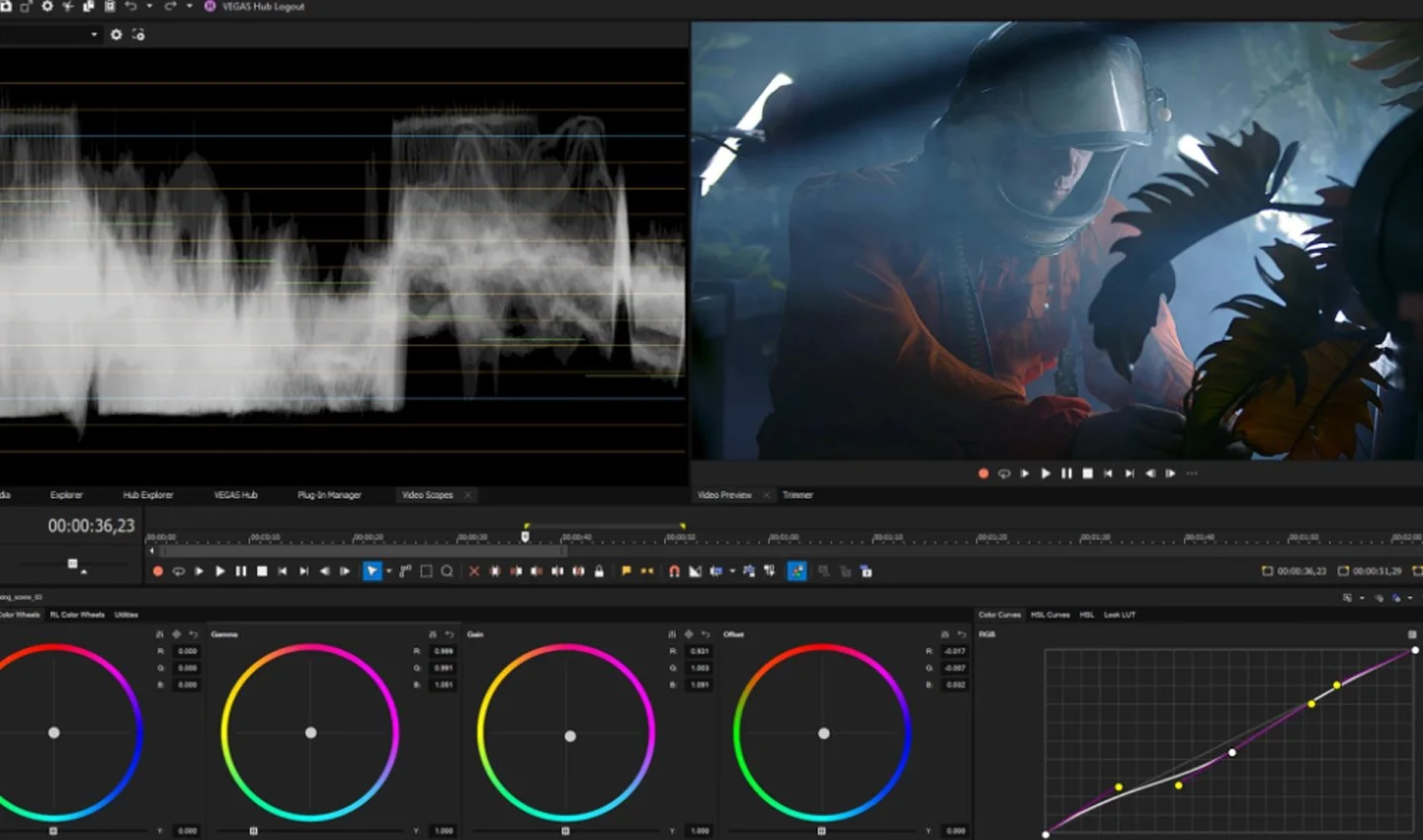 Источник: Vegas Pro / Интерфейс Vegas Pro