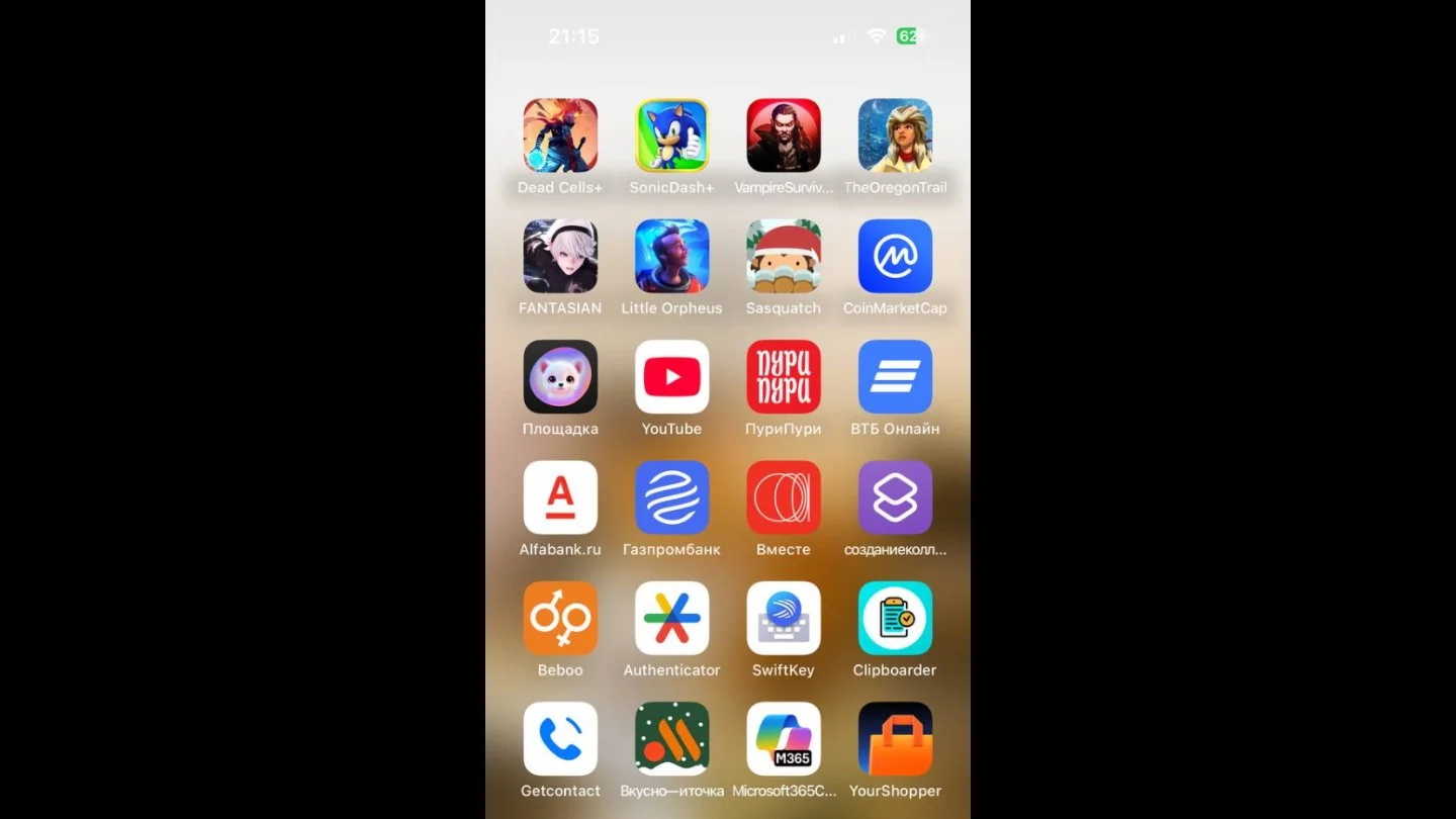 Источник: Respawn / Настройки библиотеки приложений в iOS