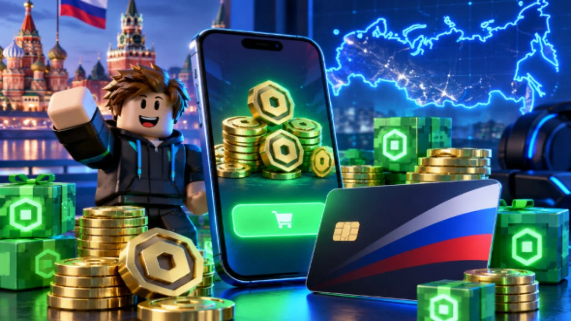 Как задонатить в Roblox из России в 2026 году: все способы