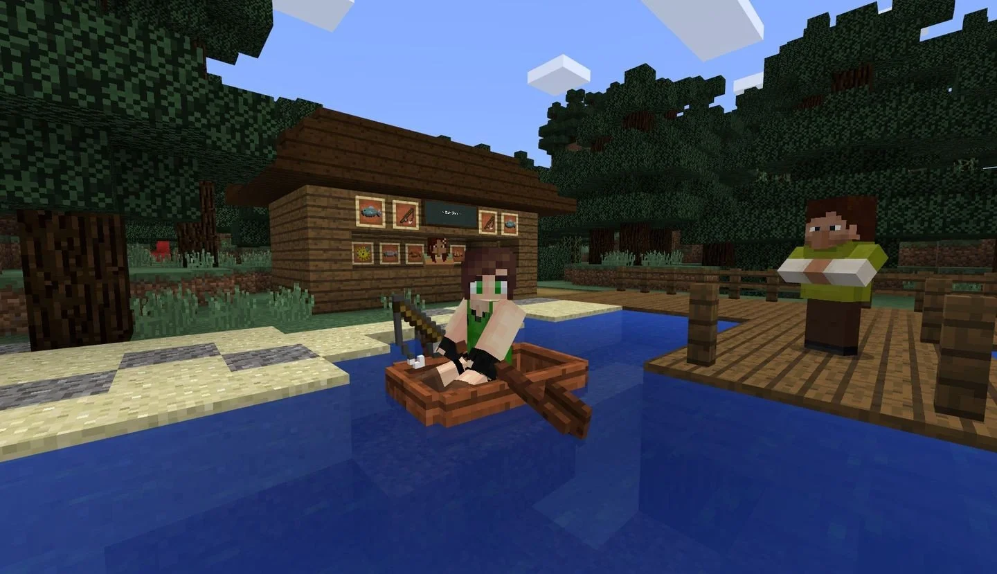 Как правильно рыбачить в Minecraft