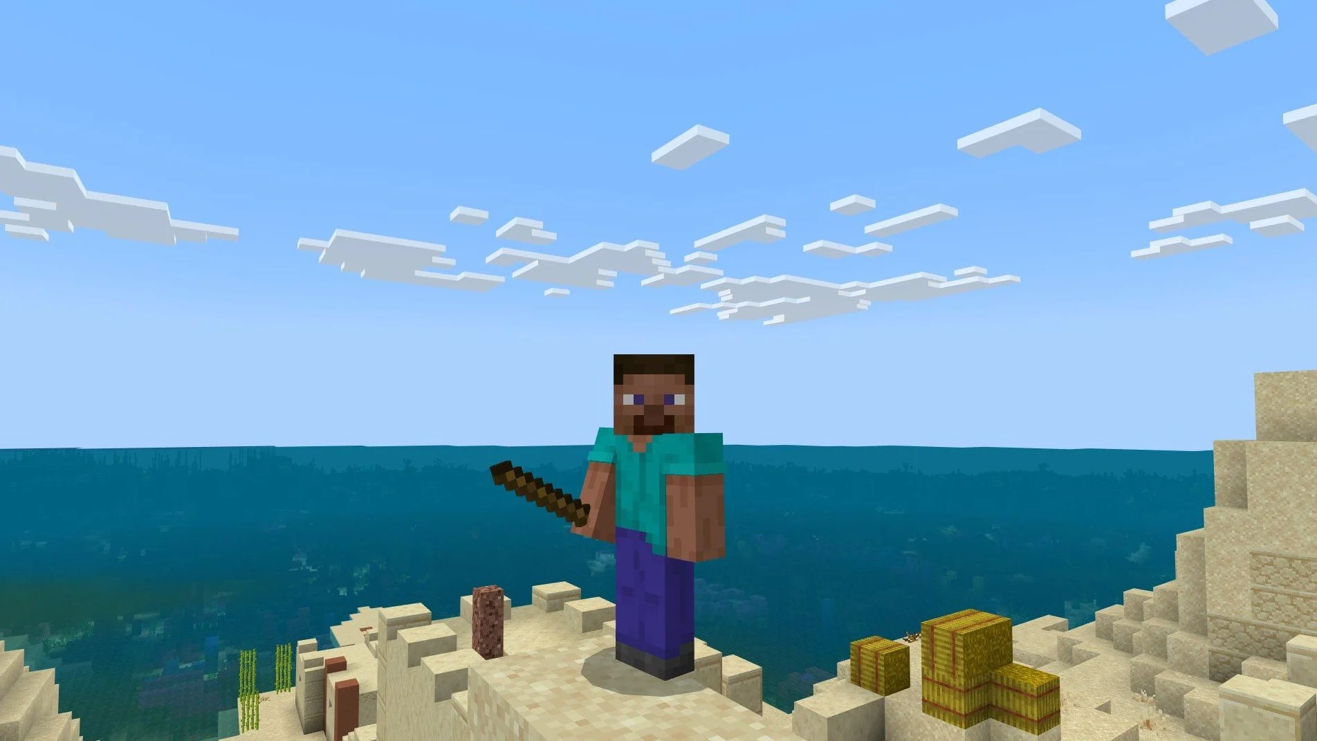 Как сделать палку в Minecraft