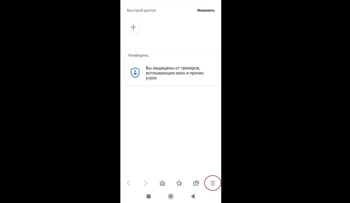 Источник: Respawn / Переход в настройки Samsung Internet Browser