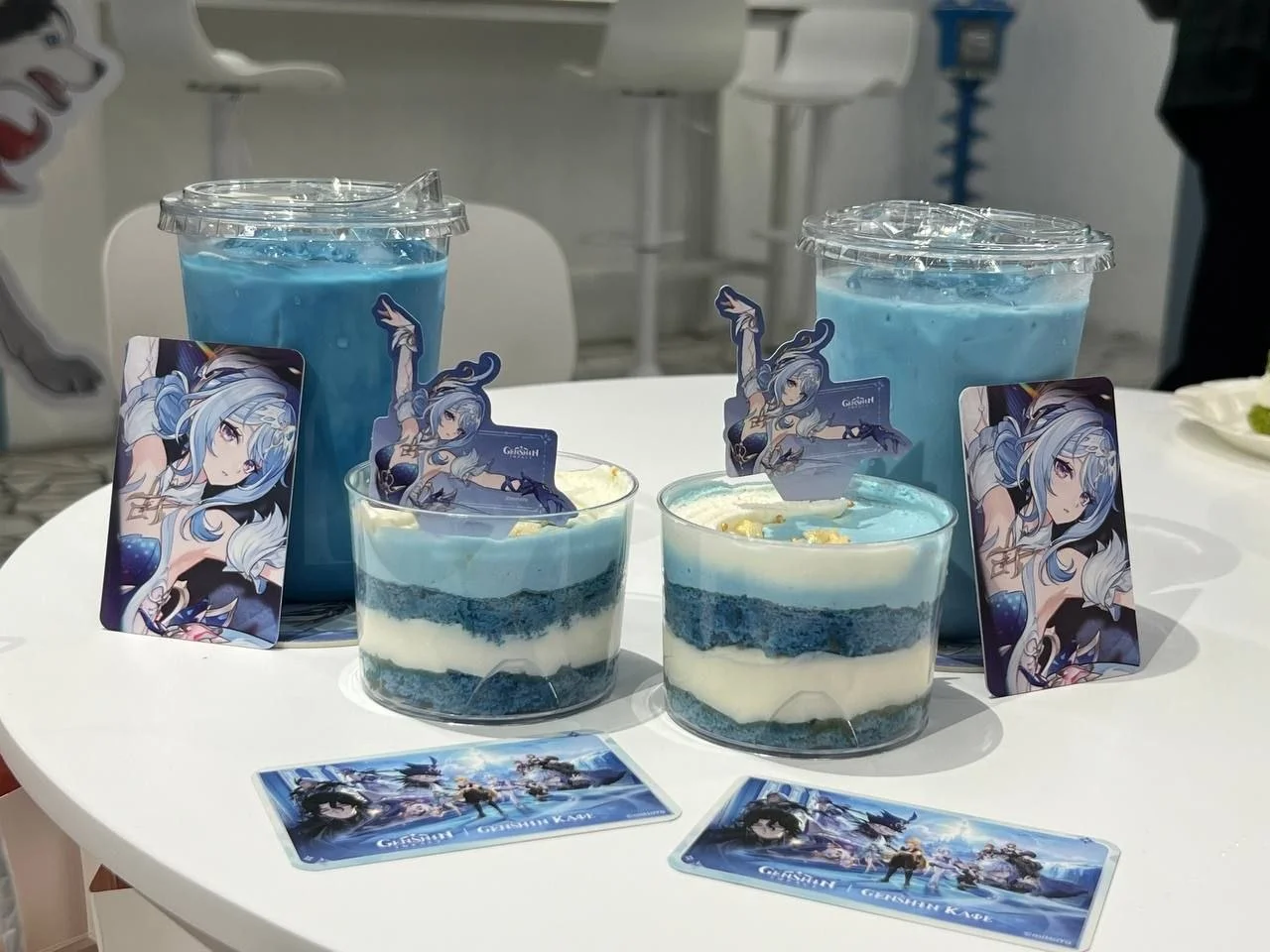 Меню Genshin Cafe