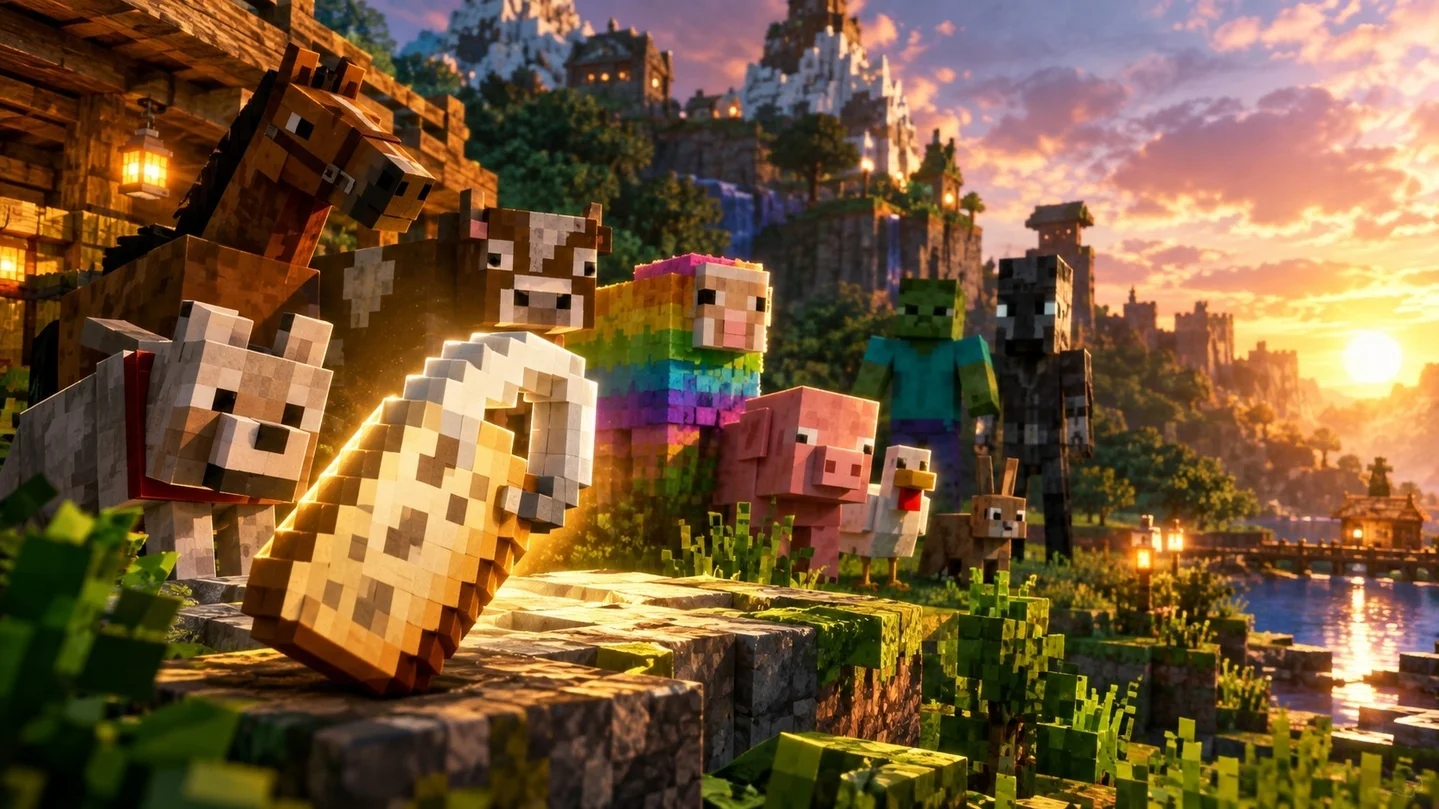 Как сделать бирку в Minecraft