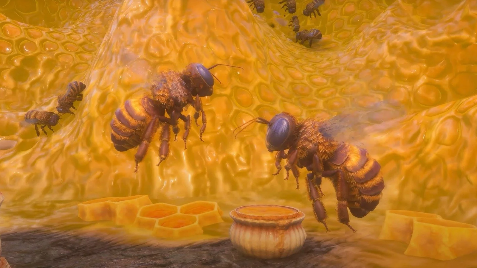 На ПК вышел симулятор маленькой пчелки Bee Simulator: The Hive