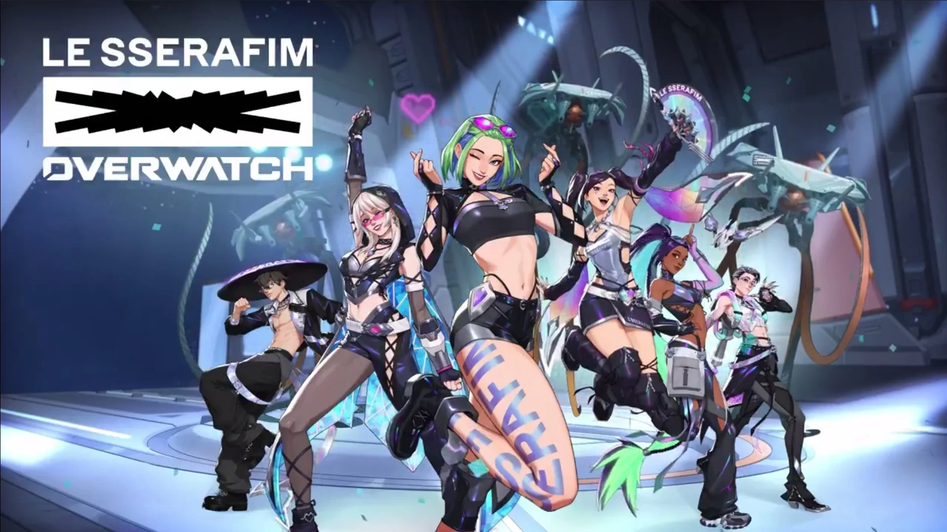 В Overwatch показали новые скины LE SSERAFIM