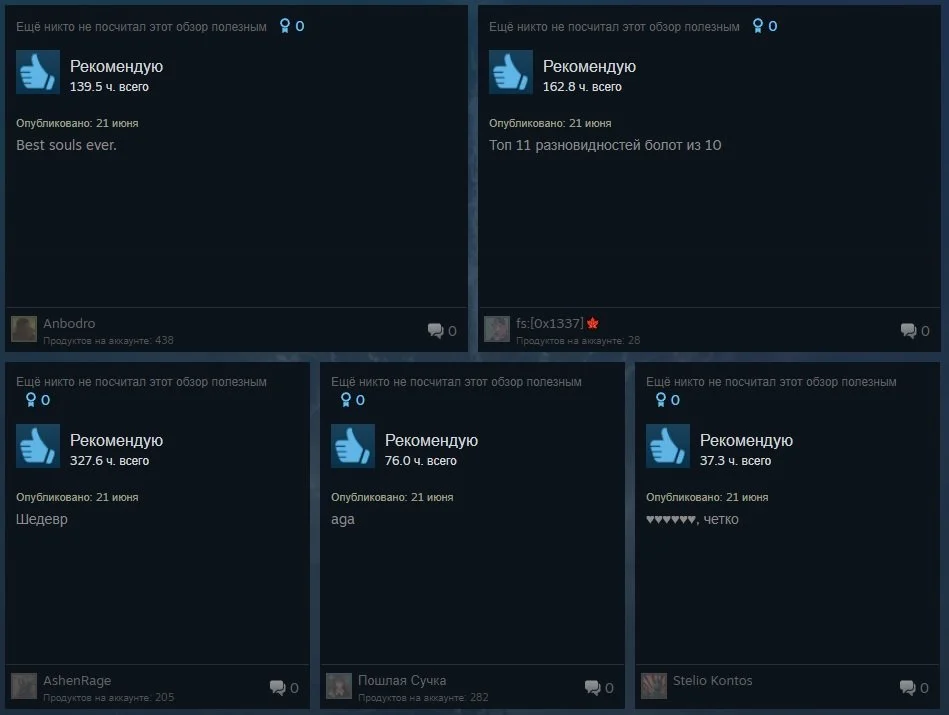 Источник: Steam / Отзывы на дополнение Shadow of the Erdtree