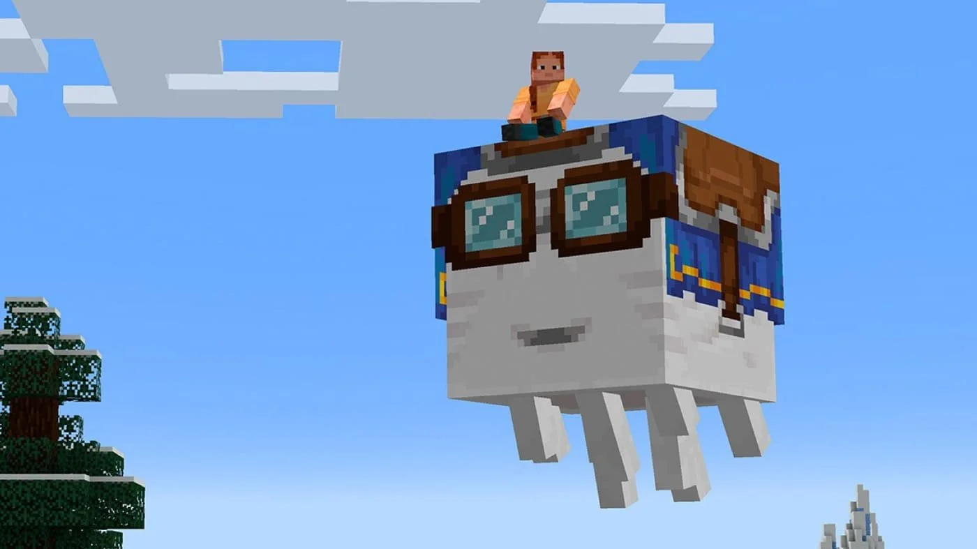 «Довольный гаст» в Minecraft