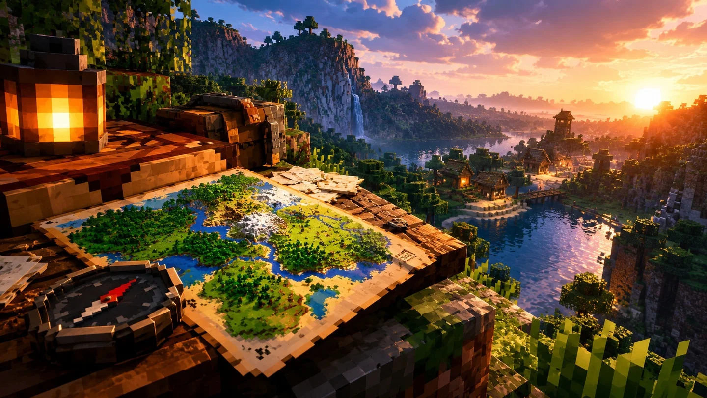 Как сделать карту в Minecraft