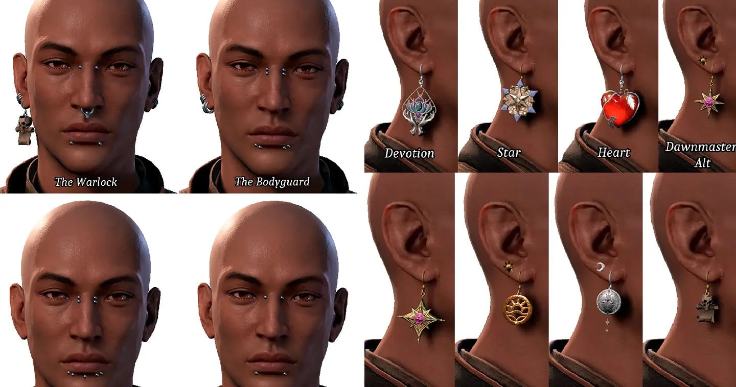 Источник: nexusmods.com / Мод Ghouls Custom Piercings