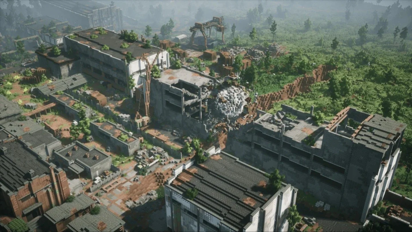 Локацию «Росток» из «Сталкер 2» воссоздали в Minecraft — финальная версия
