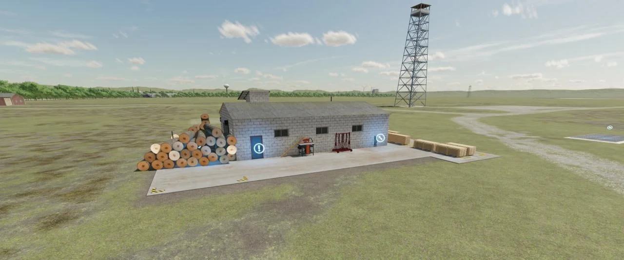 Лесопилка в Farming Simulator 2022