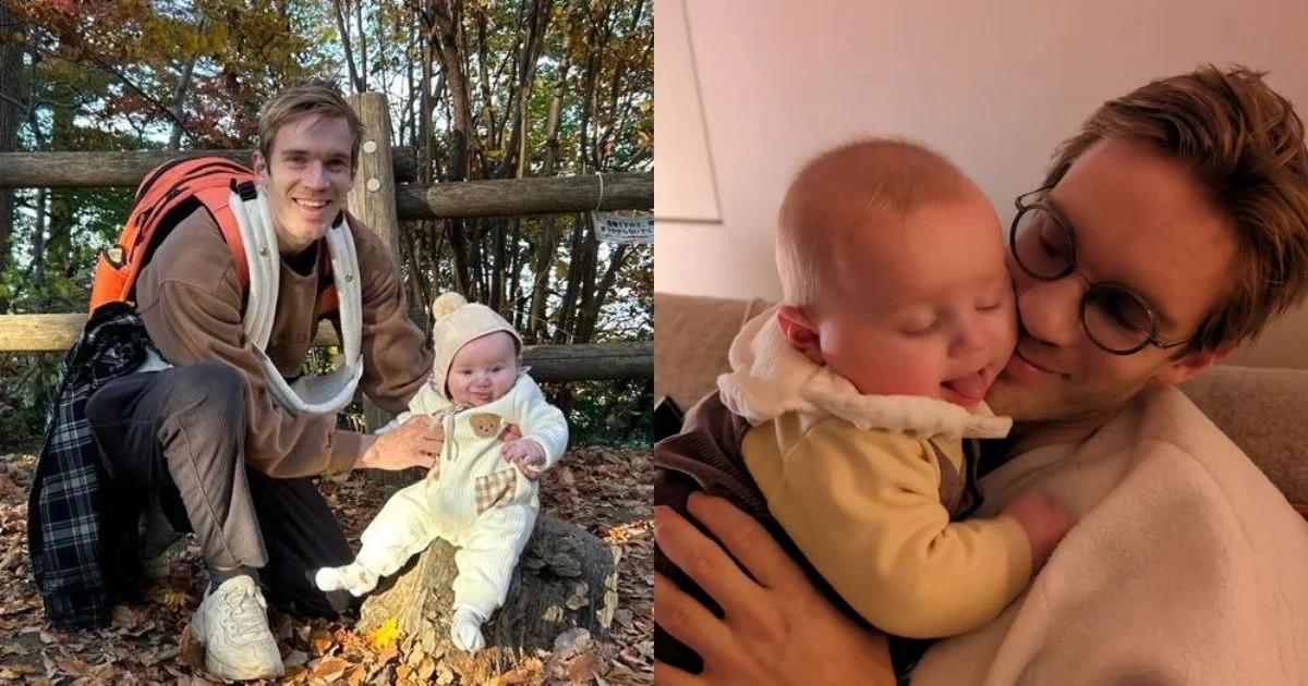 PewDiePie с сыном