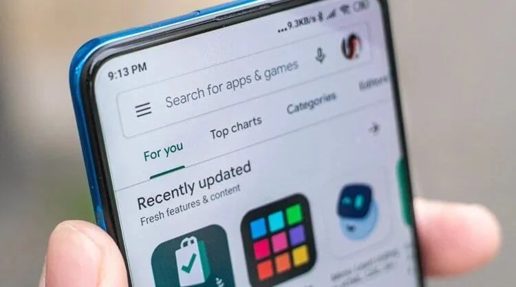 Источник: AndroidInsider / Интерфейс Google Play