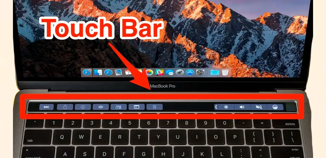Источник: respawn.media, кадр businessinsider.com / Местоположение сенсорной полоски Touch Bar
