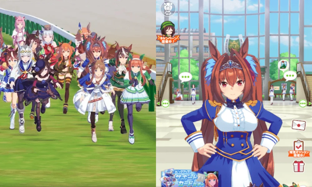 Скриншоты из игры Umamusume
