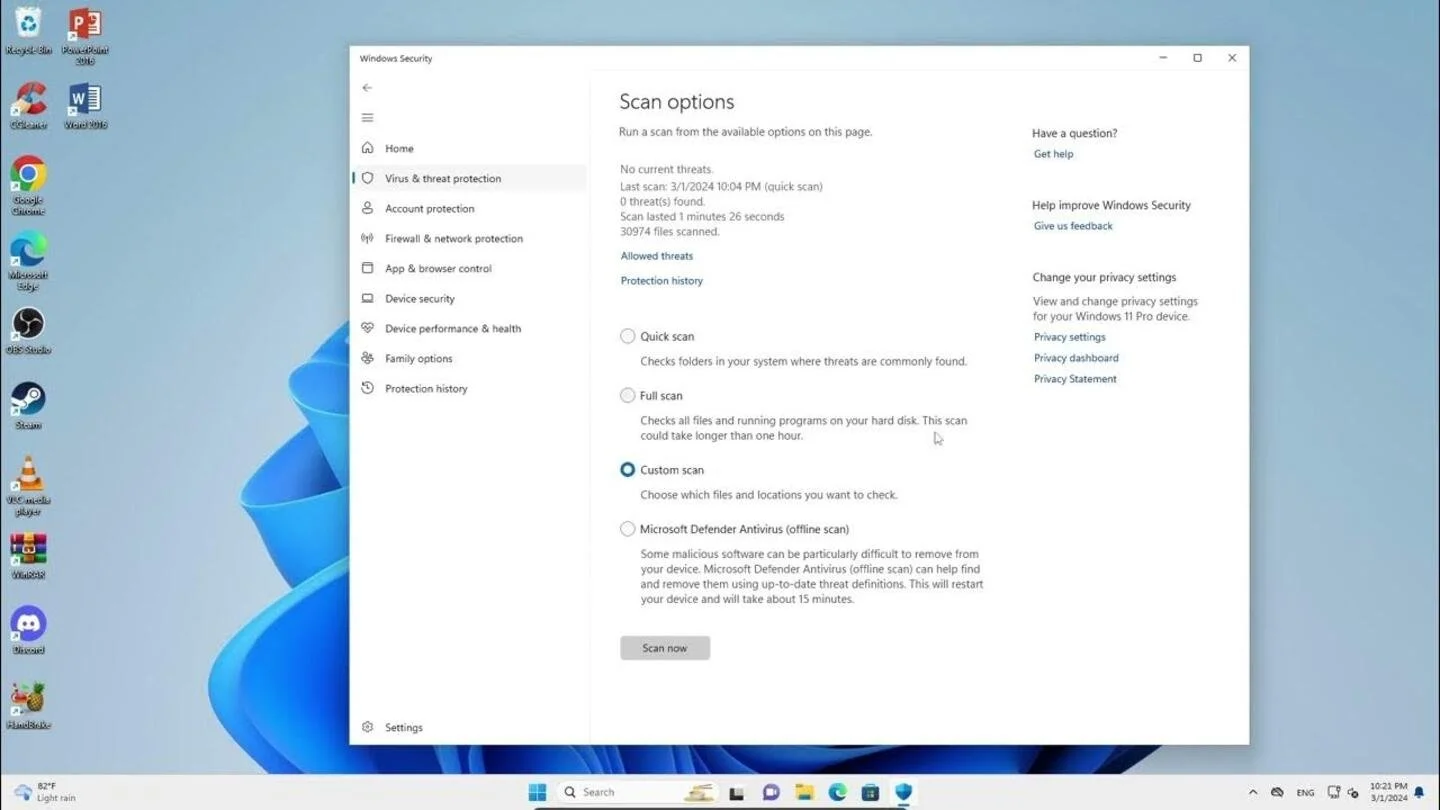 Источник: TechnoRight / интерфейс Windows
