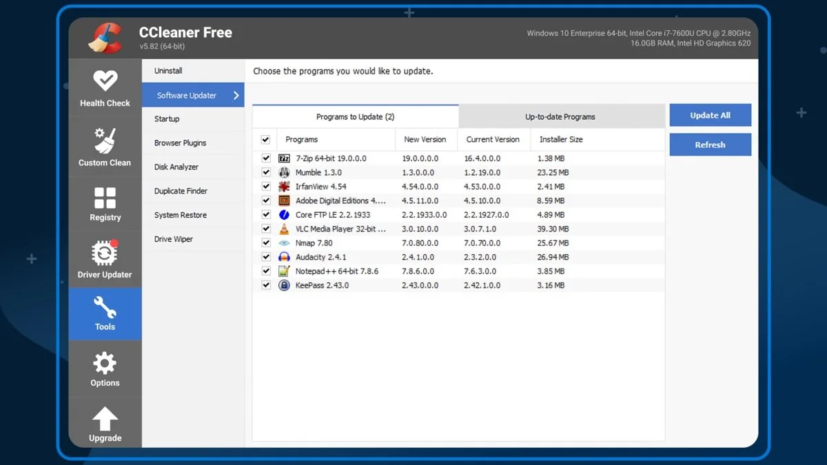 Источник: Microsoft Store / CCleaner