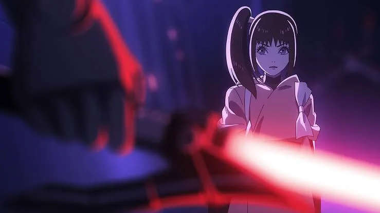 Кадр из аниме Star Wars: Visions Presents – The Ninth Jedi