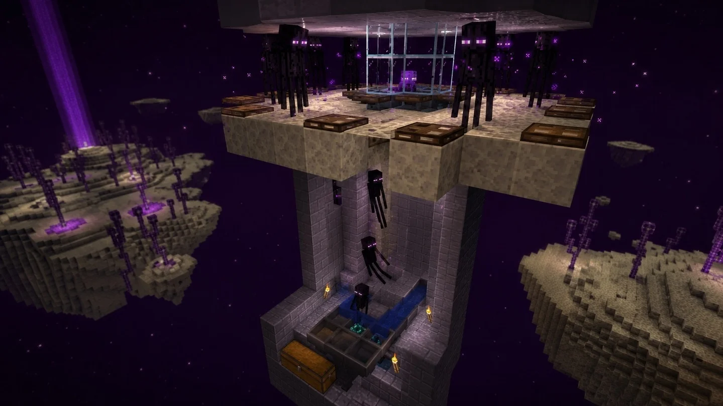 Ферма эндерменов в Minecraft 1.20: эффективная сборка опыта 2026