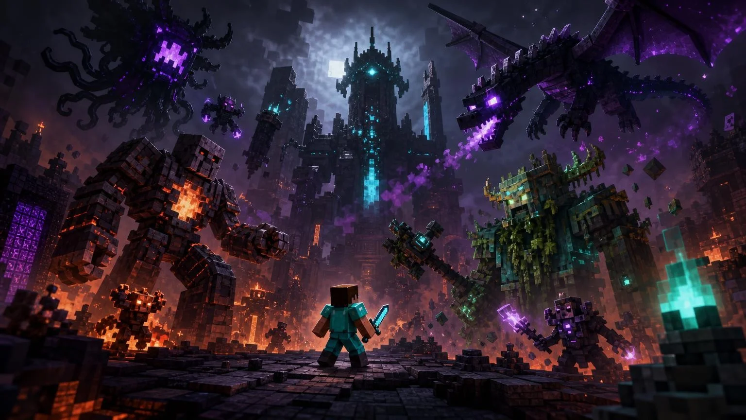Топ-5 необычных модов на боссов для Minecraft 1.21.1