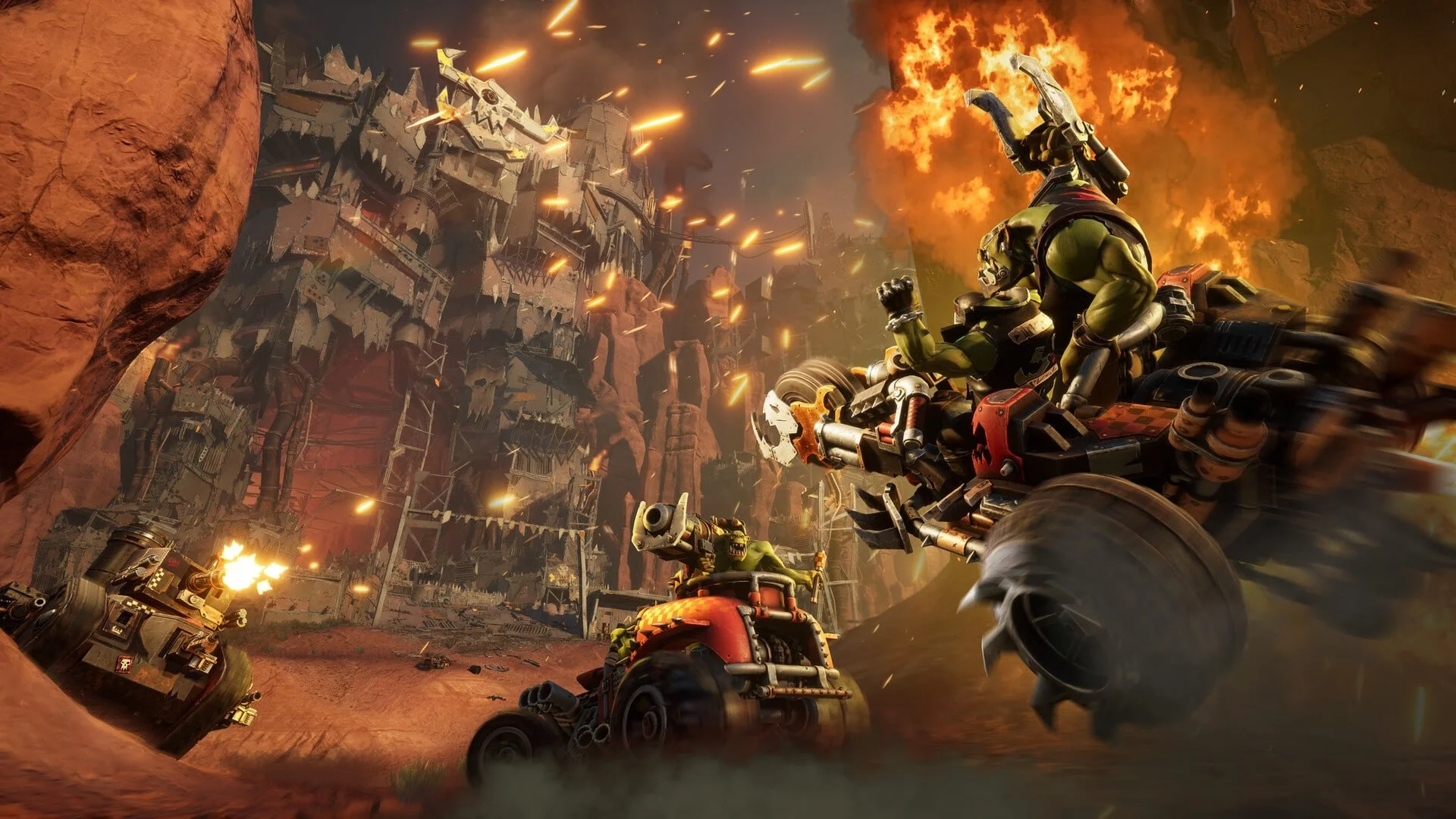 Рейсинг по Warhammer 40K с орками можно бесплатно забрать в Epic Games Store