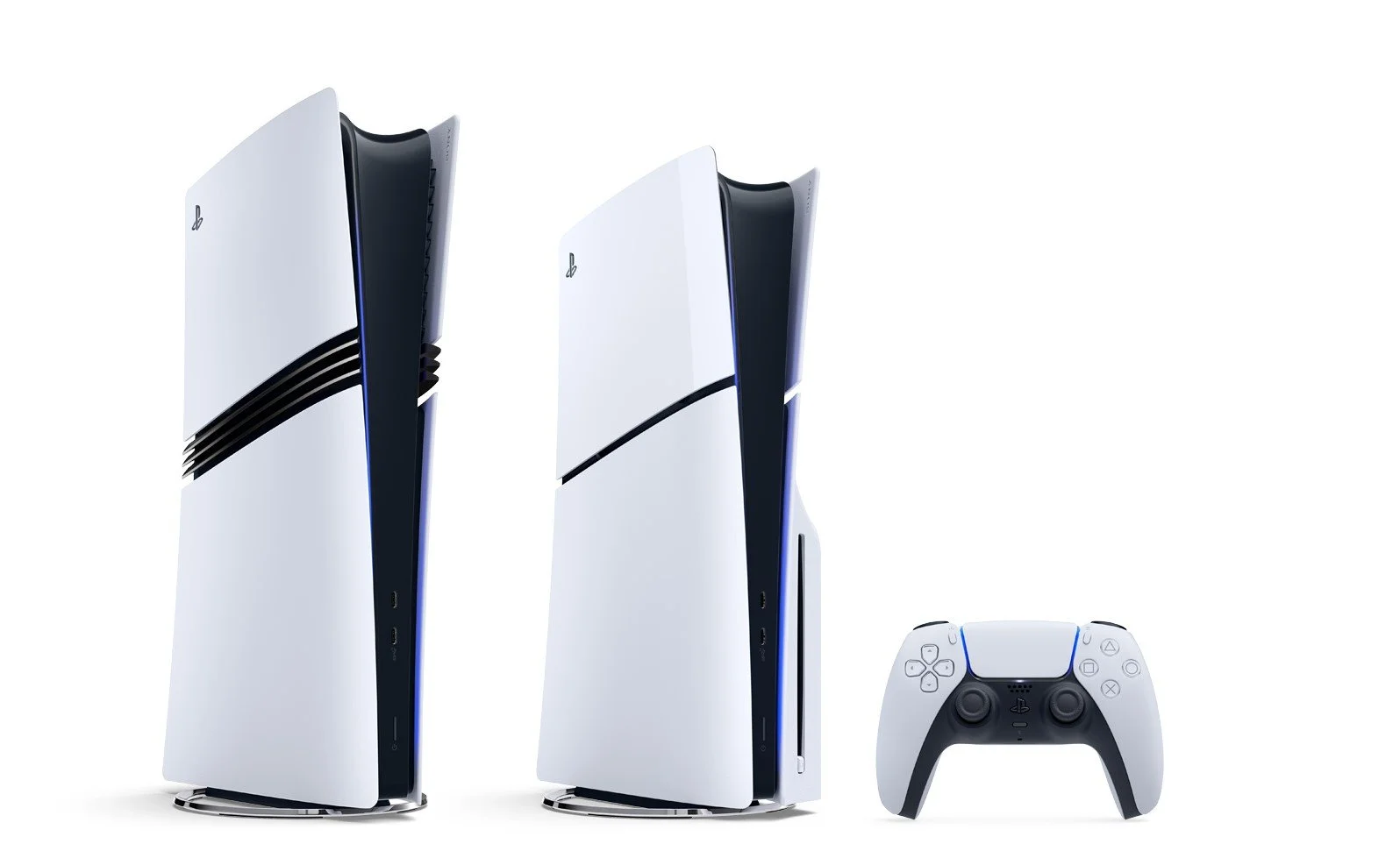 Источник изображения: Sony / PS5 Pro (слева) и PS5 Slim