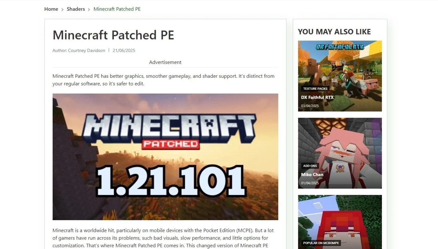 Источник: respawn.media / Загрузка 

Minecraft (Patch)