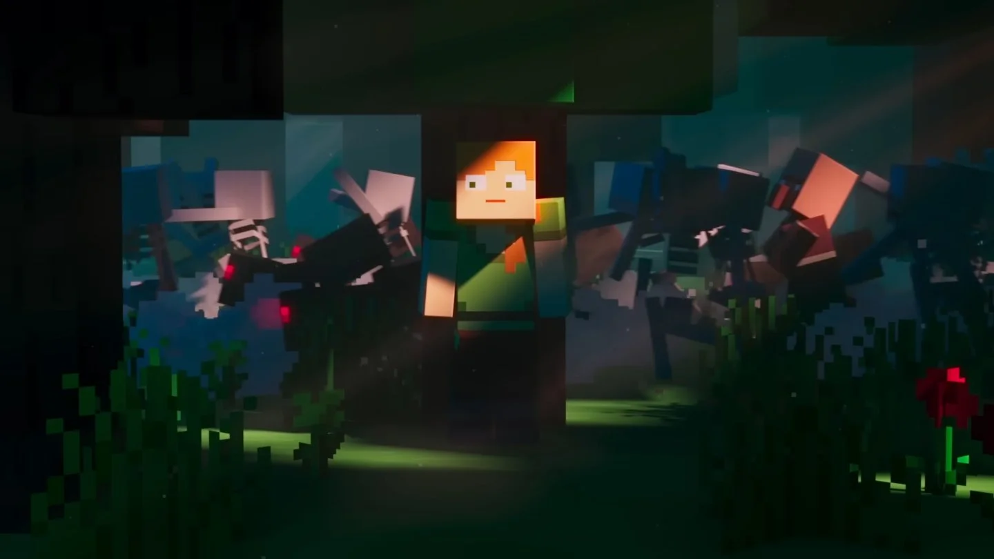 Источник: Minecraft Wiki / Алекс в лесу