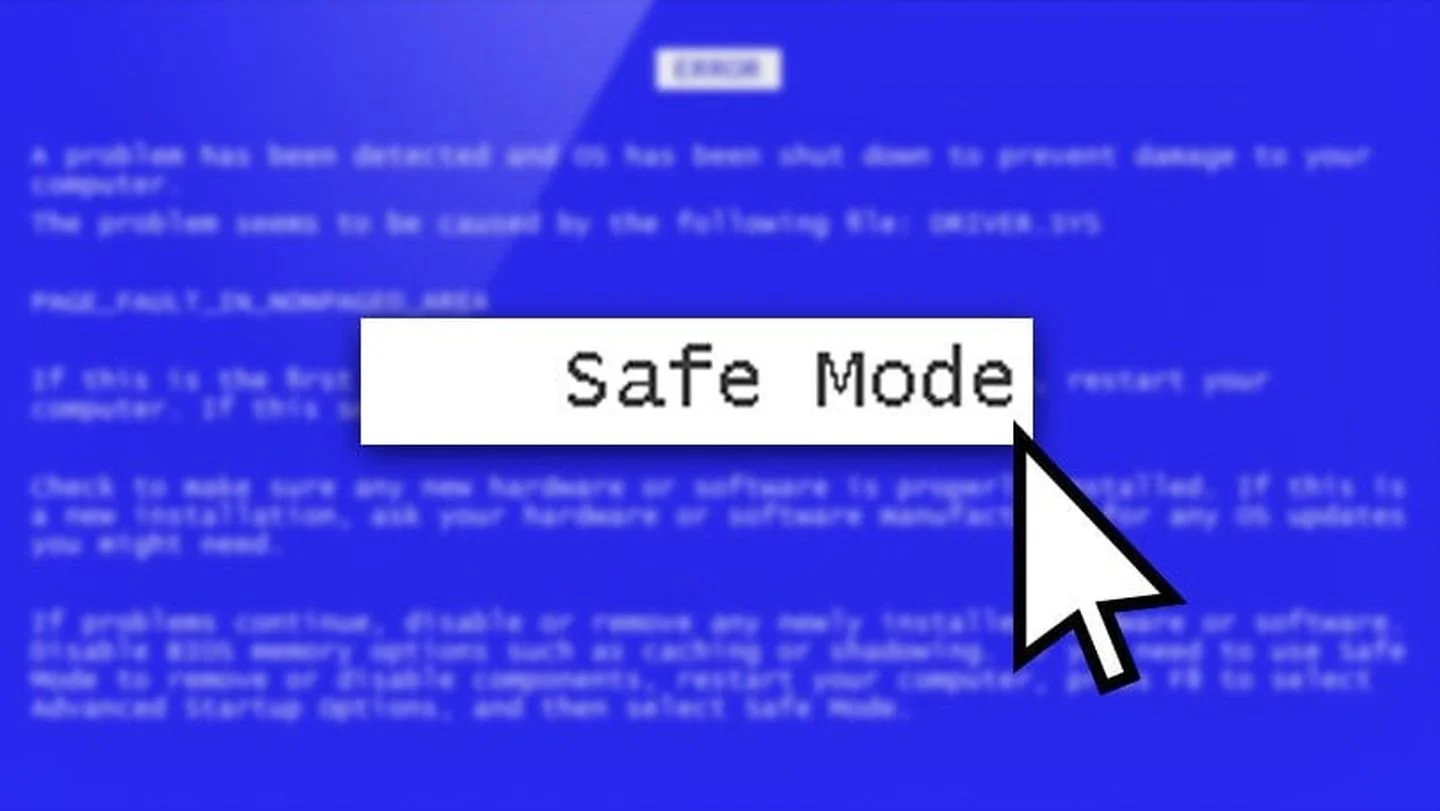 Источник: PC Mag / Safe mode — безопасный режим